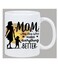 Mom Coffee Mug - 'Mom, The One Who Makes Everything Better' Ceramic Cup, Insulated &amp; Reusable, Perfect Gift For Mother