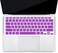 US Layout English language Silicone Keyboard Cover Skin For MacBook Air 13" 2020 With Touch ID Model:- A2179/A2337 M1 Chip, Keyboard Accessories" Purple