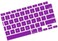 US Layout English language Silicone Keyboard Cover Skin For MacBook Air 13" 2020 With Touch ID Model:- A2179/A2337 M1 Chip, Keyboard Accessories" Purple