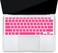 US Layout English language Silicone Keyboard Cover Skin For MacBook Air 13" 2020 With Touch ID Model:- A2179/A2337 M1 Chip, Keyboard Accessories" Pink