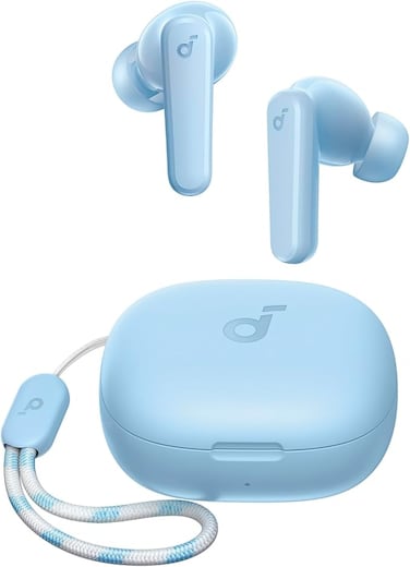 soundcore Anker P20i Bluetooth Earphones, 10mm Drivers with Big Bass True Wireless Earbuds, Bluetooth 5.3, 30H Playtime, IPX5, 2 Mics for AI Clear Calls, 22 Preset EQs, Customization via App