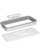 Dubai Gallery Plastic Trash Bag Holder White/Grey