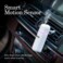 Mini Aroma Car Diffuser, 6 Refill Bottles With Scents, White, Long Battery Life, USB-C Charging, Smart Motion Sensor, Vent Clip Attachment