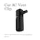 Mini Aroma Car Diffuser, 6 Refill Bottles With Scents, White, Long Battery Life, USB-C Charging, Smart Motion Sensor, Vent Clip Attachment