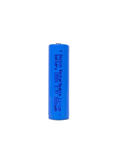 Beston 3.7V 18500 3000mAh High Tip Rechargeable Lithium Battery - Pack of 1