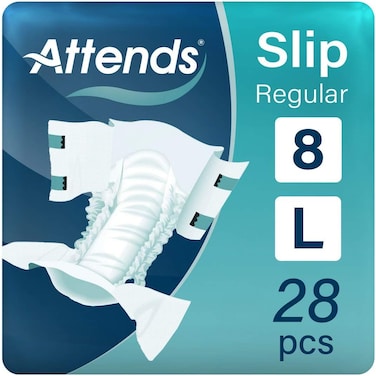 Attends Slip Regular 8, Large, Pack Of 28