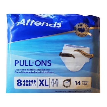 Attends Pull On Plus 8 Extra Large 4X14 (100358)
