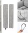 Retractable Gap Dust Cleaner, Including A Replacement Cloth Cover, Microfiber Gap Duster Brush with Extension Pole, Detachable and Washable Dust Gap Cleaner, for Sofa Bed Furniture Bottom Cleaning