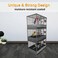 Bird Cage, Multiple Compartment Bird Cage, Strong cage, Modern cage, Birds House, Food Stainless steel Bowls, Beautiful design, Indoor use, Easy to Assemble, Black color cage, 186 cm height