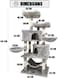 Cat tree Multi-Level with Sisal Scratching Posts, Perches, Houses, Hammock and Baskets, Cat Tower Play House,Grey color cat tree (145cm)