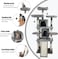 Cat tree Modern with ladder and Scratching post (170 cm height) Cat Tower Indoor Multiple-Level Cat Houses Toys for Your Kittens, Cats tree play house,Grey color