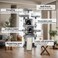 Cat tree Modern with ladder and Scratching post (170 cm height) Cat Tower Indoor Multiple-Level Cat Houses Toys for Your Kittens, Cats tree play house,Grey color