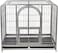 Extra large dog cage, Metal frame and Durable, Top cover design, Front door with feed door, Bottom tray, Indoor &amp; Outdoor use, Moveable, Easy to install and Suitable for medium and large breed dog.
