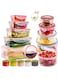 28 PCs Large Food Storage Containers with Airtight Lids- Fridge Pantry Organiser For Home, kitchen storage &amp;Organisation. Meal Prep Containers Set-BPA Free Plastic &amp; Microwave Safe Bento Lunch Box