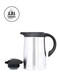 Stainless Steel Regal Flask 1.3L Silver/Black