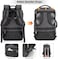 Tzowla Travel Laptop Backpack for Men Women Flight Approved,40L Large Capacity Water Resistant Anti Theft Backpacks