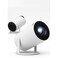 Smart Mini Projector 4K Support with 200 Inch Display, 180&deg; Rotation and Built-in Speaker