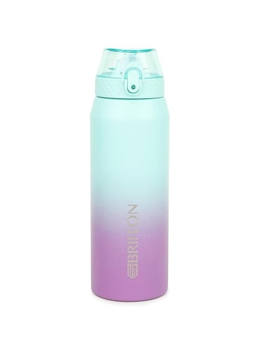 Briiton RIO750ml-25Oz Stainless steel Water Bottle Purple 18/8Food Grade Thermo Vacuum Insulated Flask 24hrs Hydro Hot &amp; Cold SS304 Aqua Sports Bottle Dual Ombre shade kids,School,Office,Gym,Travel