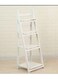 Wooden Foldable Flower Pot Stand Bamboo Plant Rack 4 Layer Book Shelf Ladder Design Bathroom Shelves