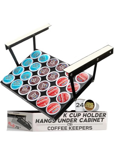 COFFEEKEEPERS Coffee Keepers Under Cabinet K-Cup Holder (608938498274)