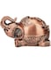 Fayruz Vintage Decorative Windproof Ashtray with Lid for Cigarettes (Red/Copper)