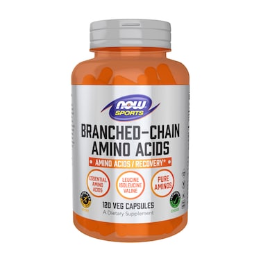 Now Sports, Branched-Chain Amino Acids, Unflavored, 120 Veg Capsules