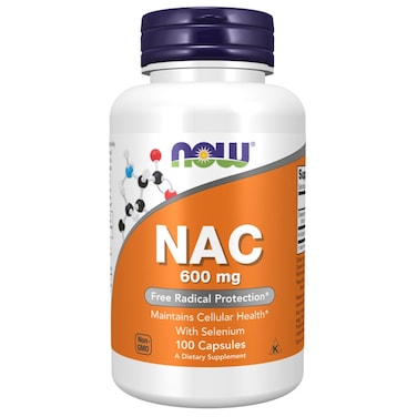 Now NAC, 100 Veggie Capsules, 600 mg