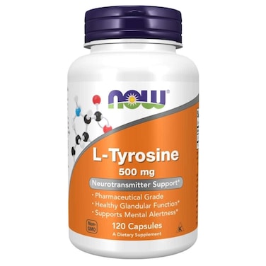 Now L-Tyrosine 500Mg Caps 120's