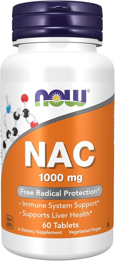 NOW Foods, Nac 1000mg, 60Tablets