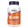 Now B-100 Vitamin B-Complex Capsules For Energy Production &amp; Nervous System, Pack of 100's