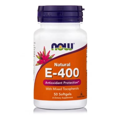 Now E-400 Vitamin E 400IU Antioxidant Softgel For Immune &amp; Heart Support, Pack of 30 Tablets