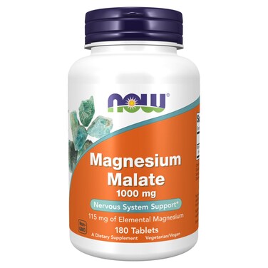 Now Magnesium Malate, 180 Tablets, 1000 mg