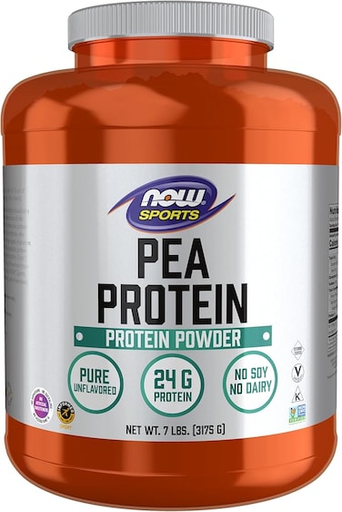 NOW Sports Nutrition, Pea Protein 24 G, Easily Digested, Unflavored Powder, 12-Ounce