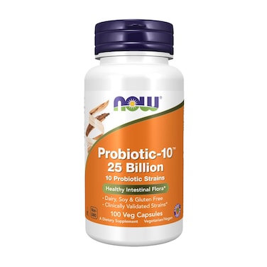 Now Probiotic, 100 Veggie Capsules, 25 Billion Active Cells