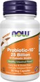 NOW Supplements, Probiotic-10&trade;, 25 Billion, with 10 Probiotic Strains, Dairy, Soy and Gluten Free, Strain Verified, 30 Veg Capsules