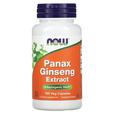 Now Panax Ginseng Extract, 100 Veggie Capsules