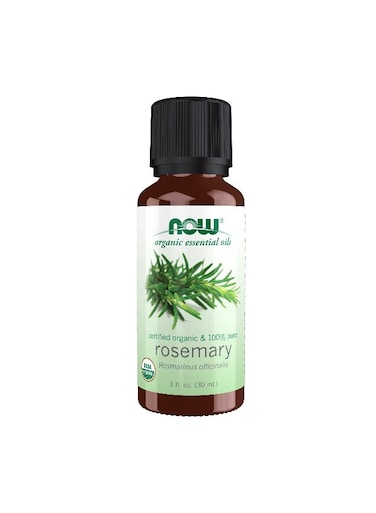 NOW Foods Organic Rosemary Oil 1 fl oz   100% Pure   Warn Camphoraceous Aroma   Attributes: Purifying &amp; Uplifting  For Diffusion, Skin Application, Bath &amp; Cosmetic Use