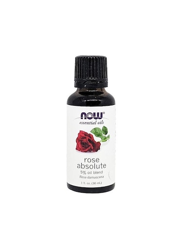 Now Essential Oils Rose Absolute Oil 5% Blend 1 fl. oz.   Pleasant Rose Aroma   Attributes: Uplifting, Romantic &amp; Soothing   For Diffusion, Skin Application, Bath &amp; Cosmetic Use