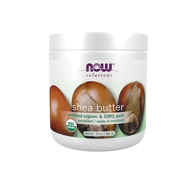 Now 100% Pure Organic Shea Butter, 85 Gm