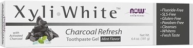 Now Foods Xyliwhite Charcoal Refresh - Mint Toothpaste, 181 g