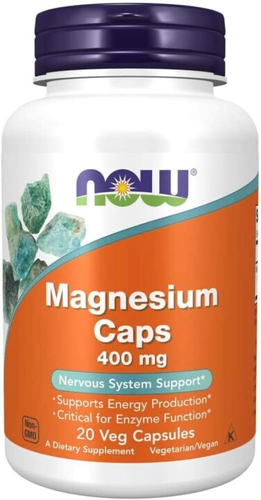 Now Foods Magnesium 400Mg 20 Capsules
