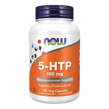 Now 5-HTP, 120 Veggie Capsules, 100 mg
