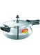 Prestige Deluxe Plus Handi Pressure Cooker 5 Ltr   Aluminium Pressure Cooker With Lid   Precision Weight Valve Durable Handles Induction Compatible Silver