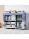 Portable Closet, 82cm，123cm,165cm,201cm Wardrobe Closet for Hanging Clothes with 4 Hanging Rods, 20mm Steel Tube Clothes Storage Organizer for Extra Sturdy, Quick and Easy to Assembly