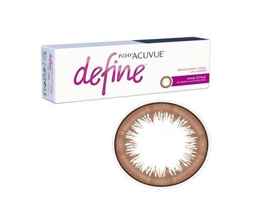 Define Vivid Acuvue 1-Day Define with Lacreon Vivid 30 Pack CL Power (-2.25) Prescription Lens