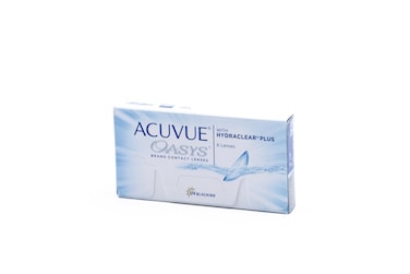 Acuvue Oasys with HydraClear Plus 6-Pack CL Power (-6.50) Prescription Lens