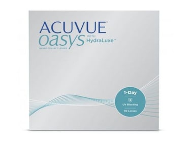 Acuvue Oasys 1-Day with HydraLuxe -90 Pack CL Power (-3.75) Prescription Lens