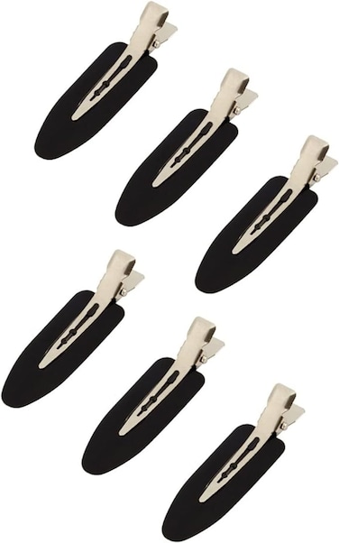CARE AND SMILE 8Pcs No Bend No Crease Hair Clips- Styling Duck Bill Clips Alligator Hair Barrettes for Styling Sectioning for Salon Hairstyle Hairdressing Bangs Waves Woman Girl Makeup Application