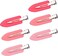 Hair Clips No Bend Curl Pin Clips No Crease Hair Clips for Makeup Pink