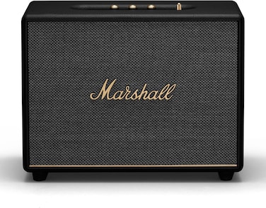 Marshall Woburn III 120W Premium Home Wireless Speaker With Bluetooth 5.2 And Multiple Inputs - Enjoy Signature Marshall Sound, Black